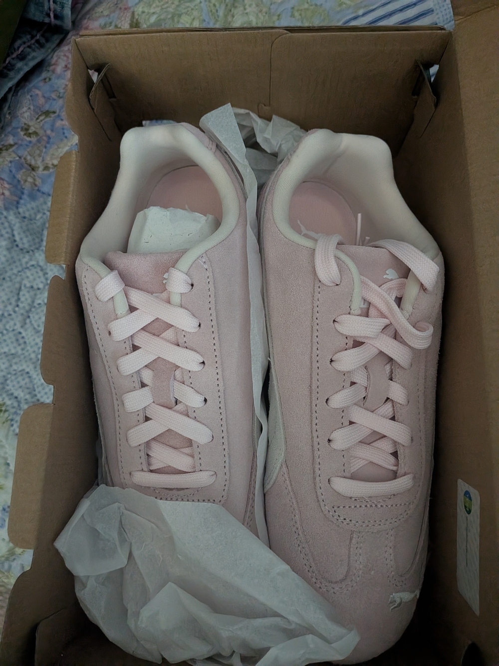 Puma Women's Low-Top Sneakers in Pale Pink